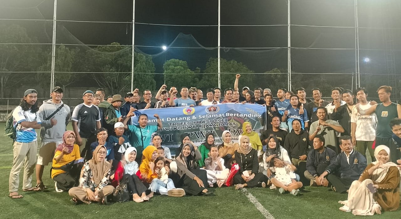 Pererat Silaturahmi, PWI Korwil II Gelar Trofeo Mini Soccer di Cianjur