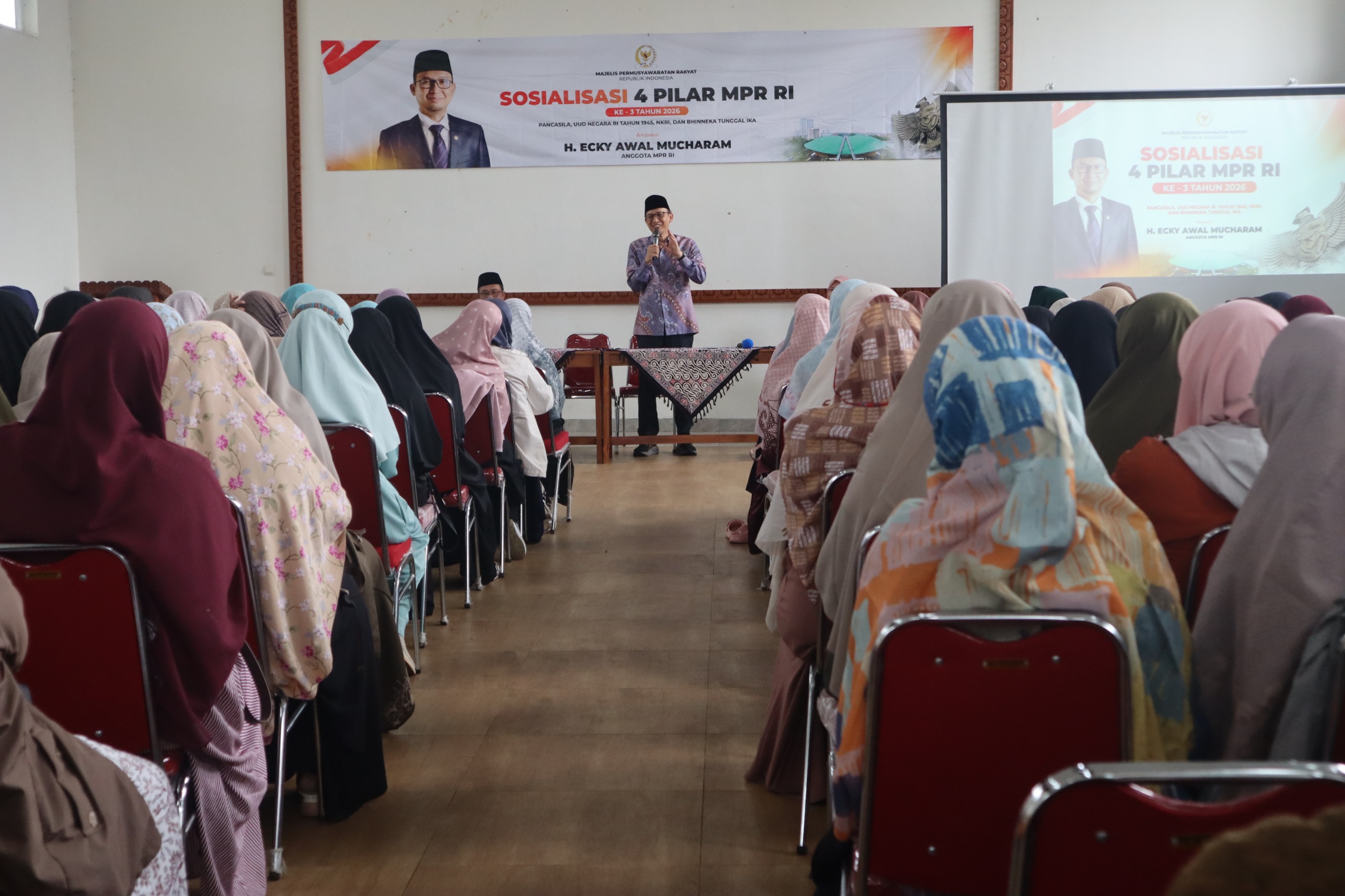 Sosialisasi Empat Pilar MPR RI di Cianjur, Ecky Awal Mucharam Tegaskan Ini
