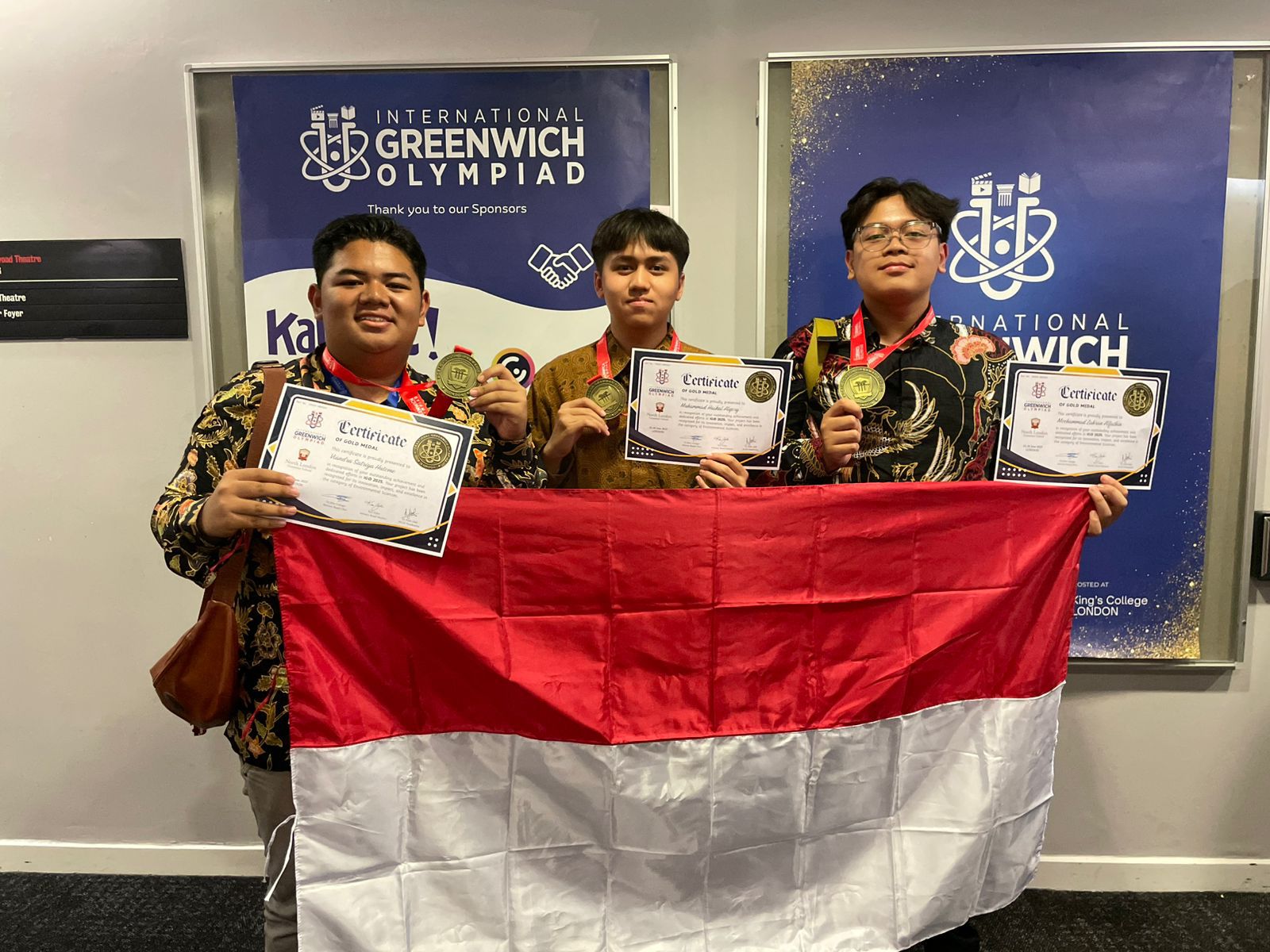 Tiga Pelajar Cianjur dan Bandung Raih Emas Olimpiade Sains Internasional 
