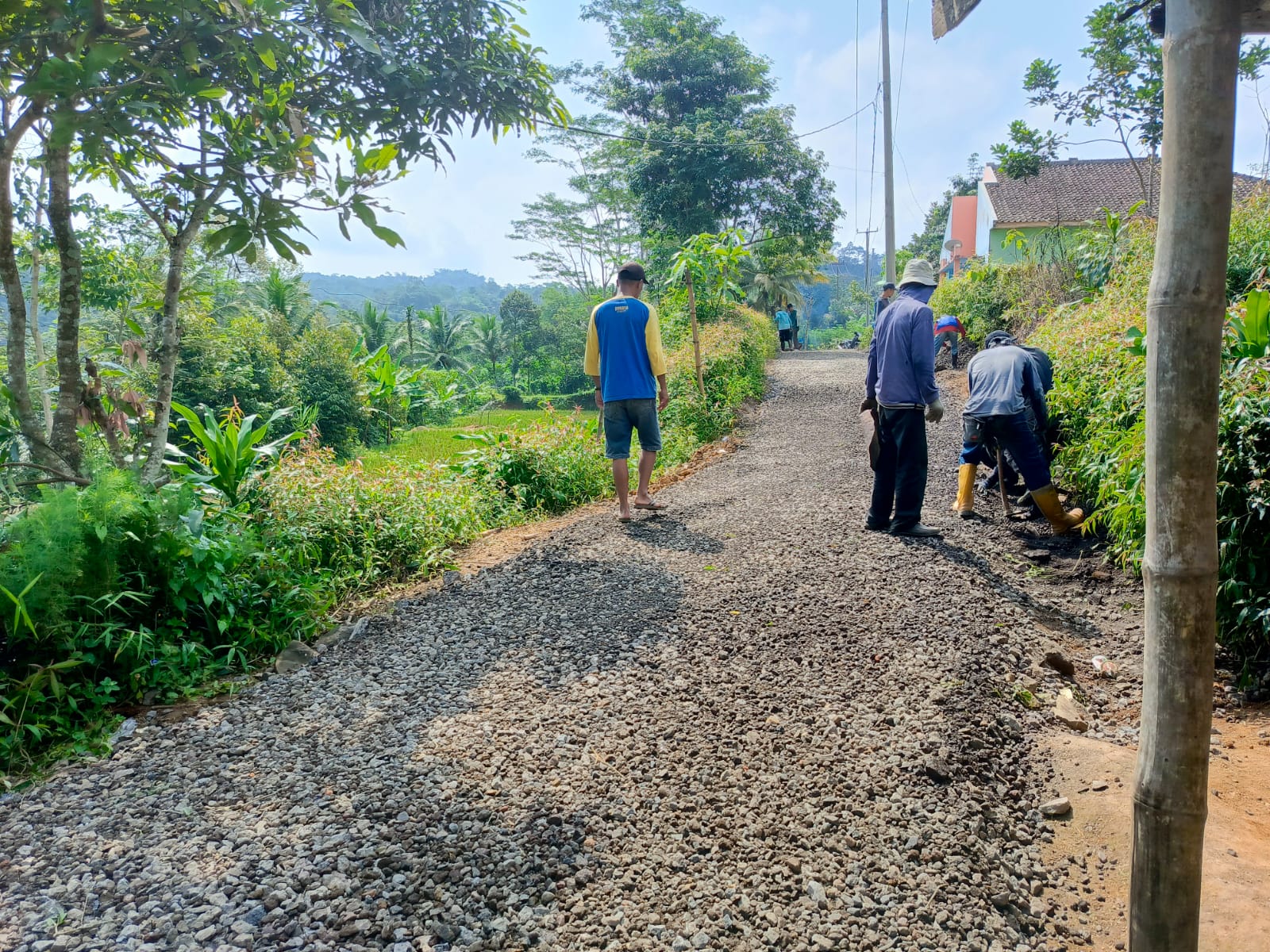 Pemdes Waringinsari Alokasikan DD untuk Pembangunan Infrastruktur