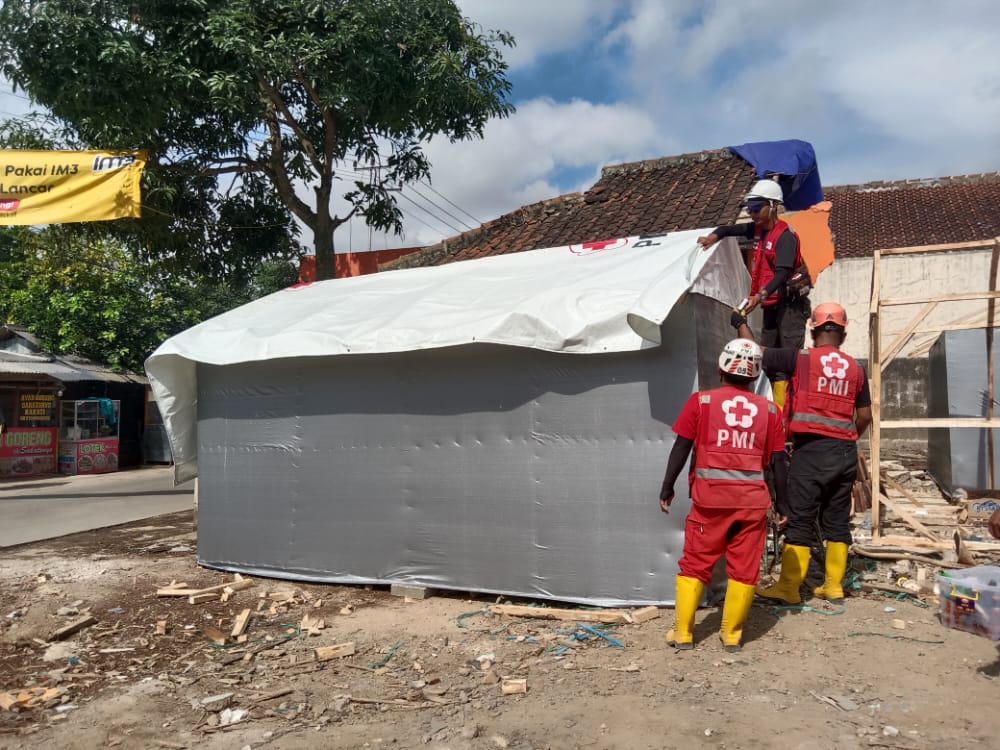 PMI Targetkan Bangun 1.000 Huntara untuk Korban Gempa Bumi di Cianjur