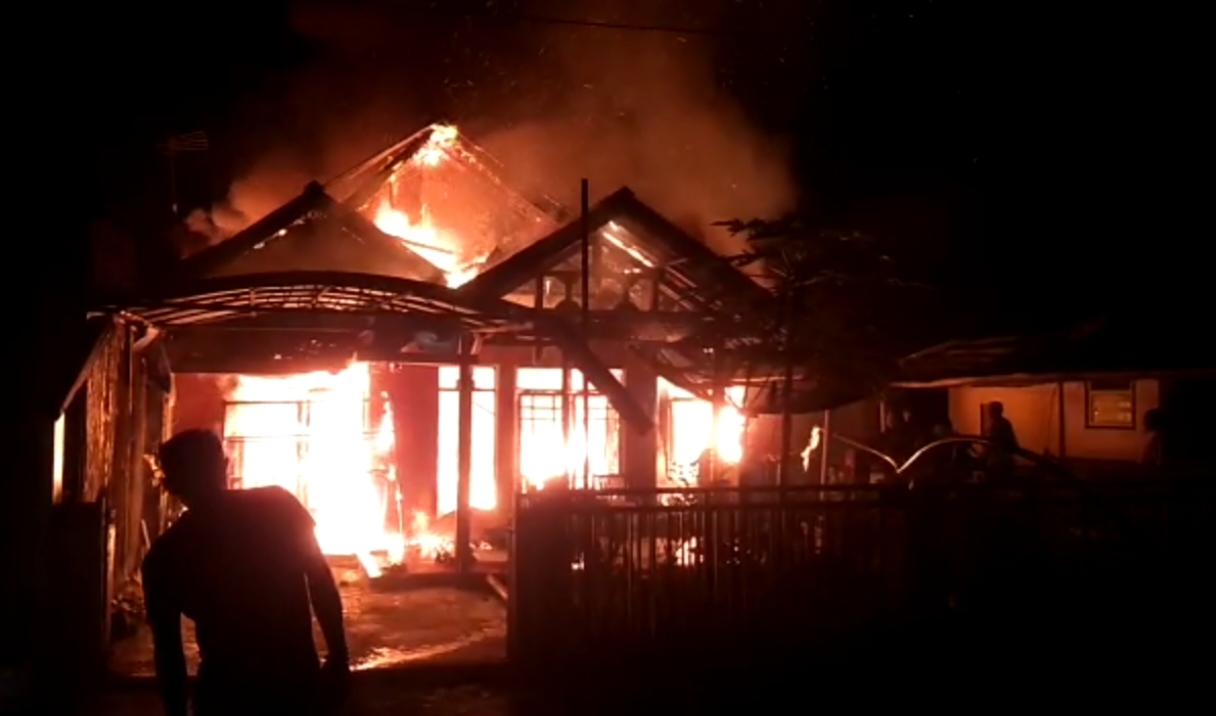 Kebakaran Rumah di Sukanagara Cianjur, Kerugian Ditaksir Ratusan Juta Rupiah
