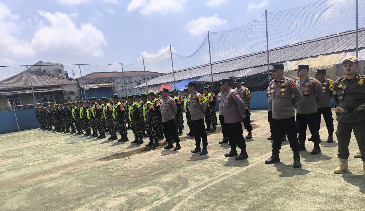 Forkopimcam Cipanas Gelar Apel Siaga Pengamanan Objek Vital