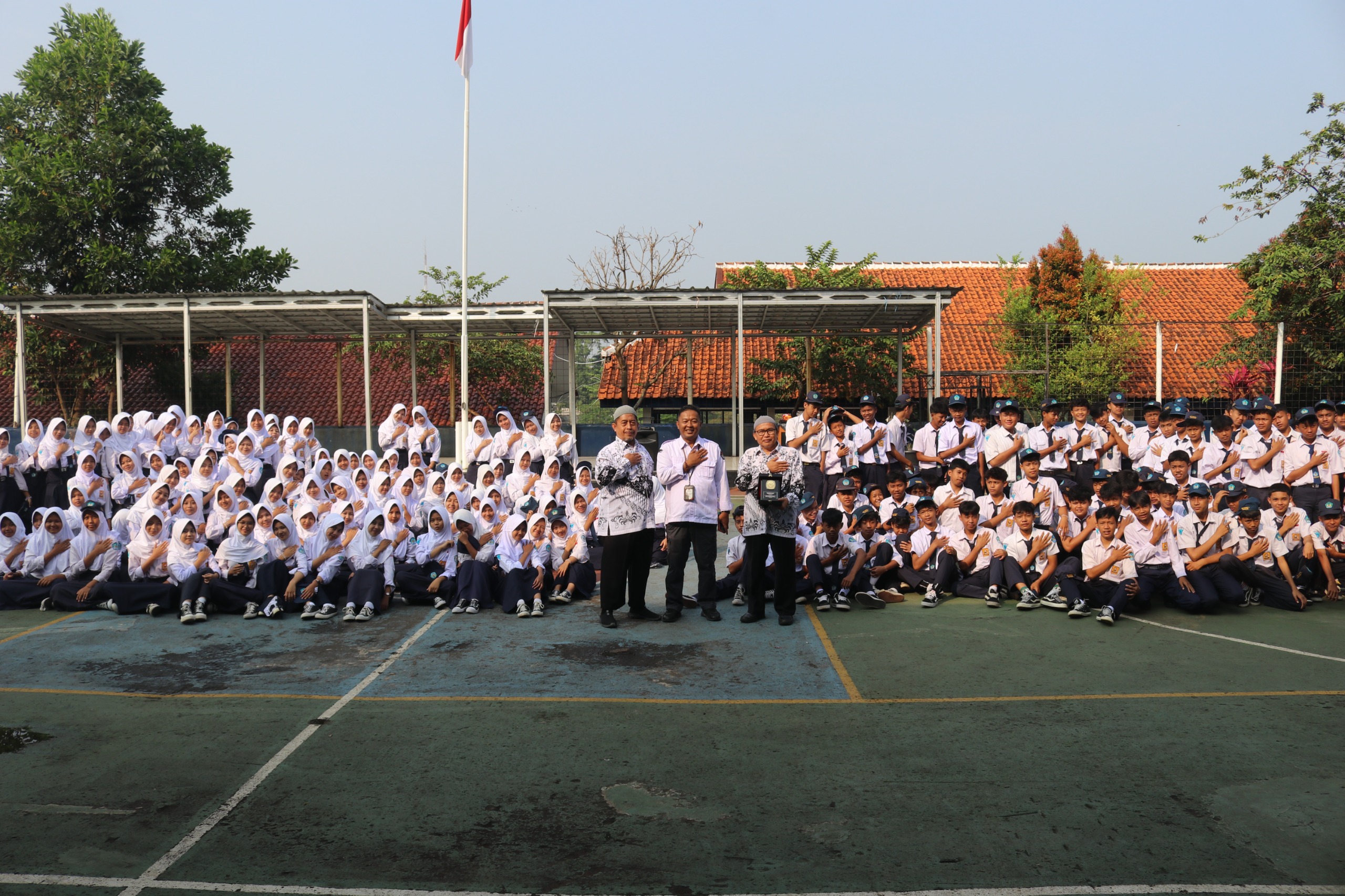 Sambangi SMPN 3 Cianjur, KPU Sosialisasi Pendidikan Pemilih 