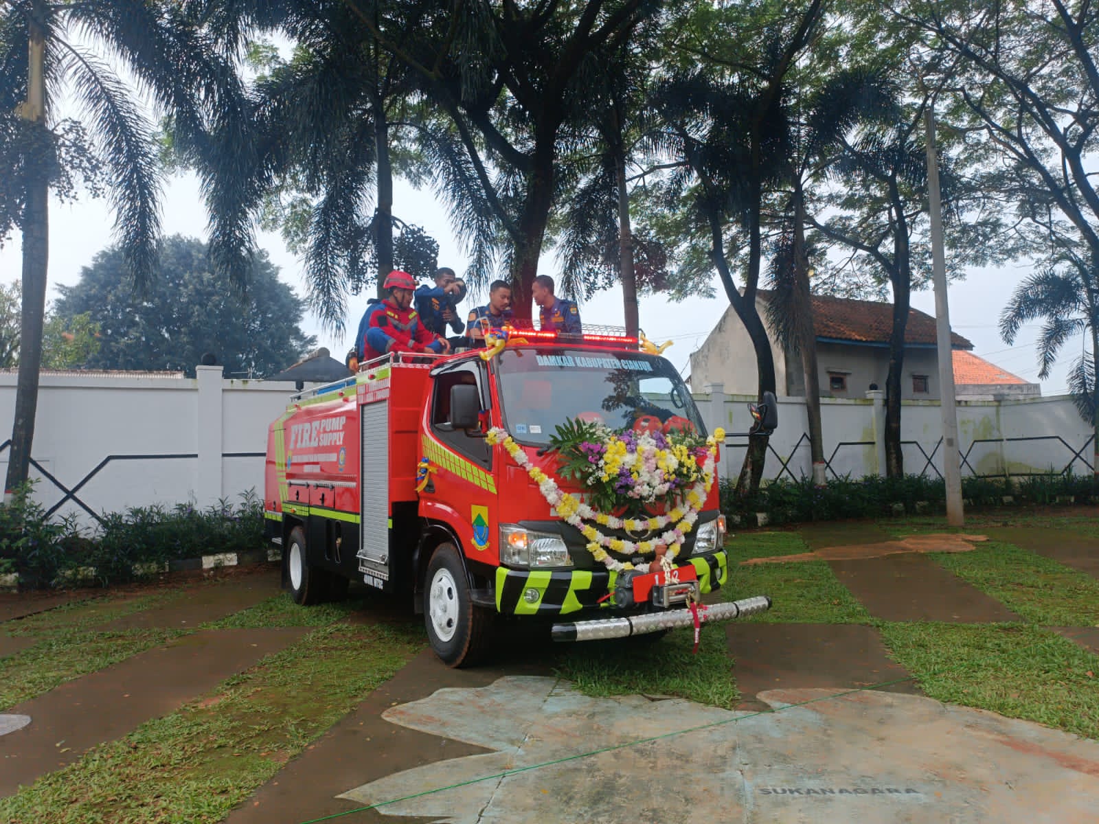 Kabupaten Cianjur Tambah Dua Pos Damkar dan Satu Armada Baru