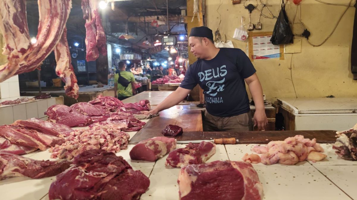 Jelang Ramadan, Harga Daging Sapi di Pasar Muka Cianjur Tembus Rp150 Ribu Per Kilogram