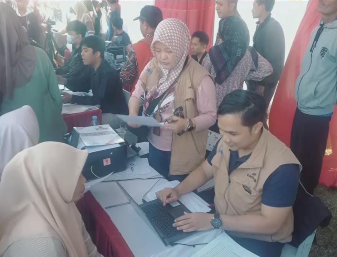 DPMPTSP Cianjur Gelar Pelayanan NIB Gratis untuk Pelaku UMKM di Desa Naringgul