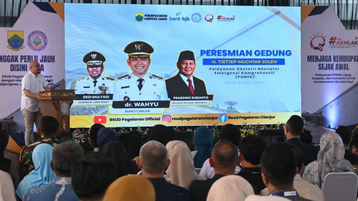 Bupati Cianjur Resmikan Gedung PONEK RSUD Pagelaran
