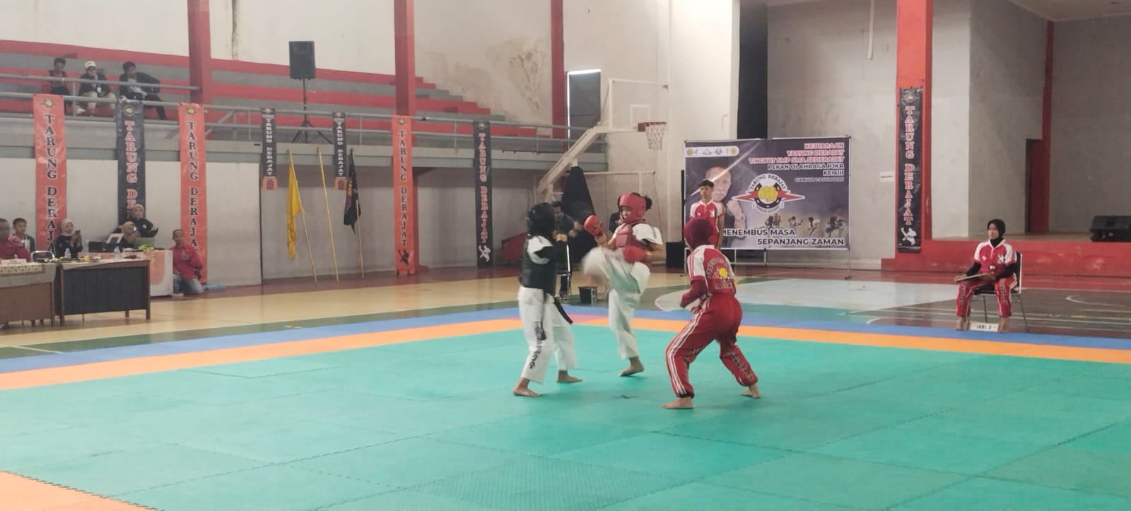 Puluhan Atlet Tarung Derajat Cianjur Berlaga di Pekan Olahraga PJKR Unsur 