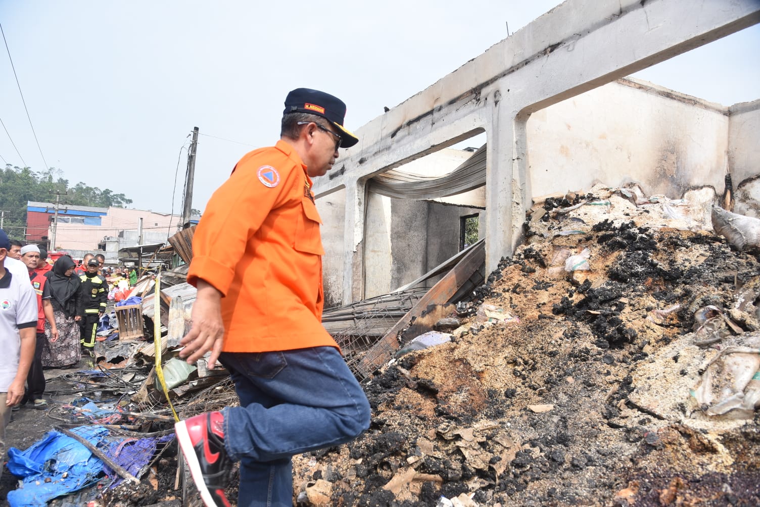 Pasca Kebakaran, Bupati Cianjur Sebut Pedagang akan Dipindahkan ke Komplek Pasar Sukanagara yang Baru 