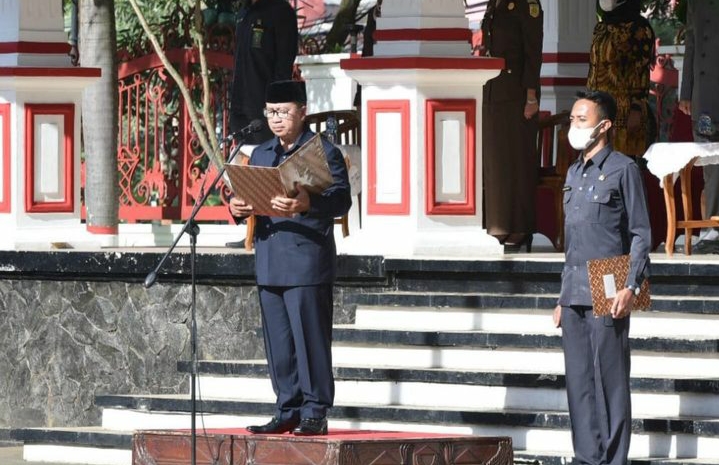 Peringati Hari Sumpah Pemuda ke-94, Bupati Cianjur Sampaikan Amanat Menpora