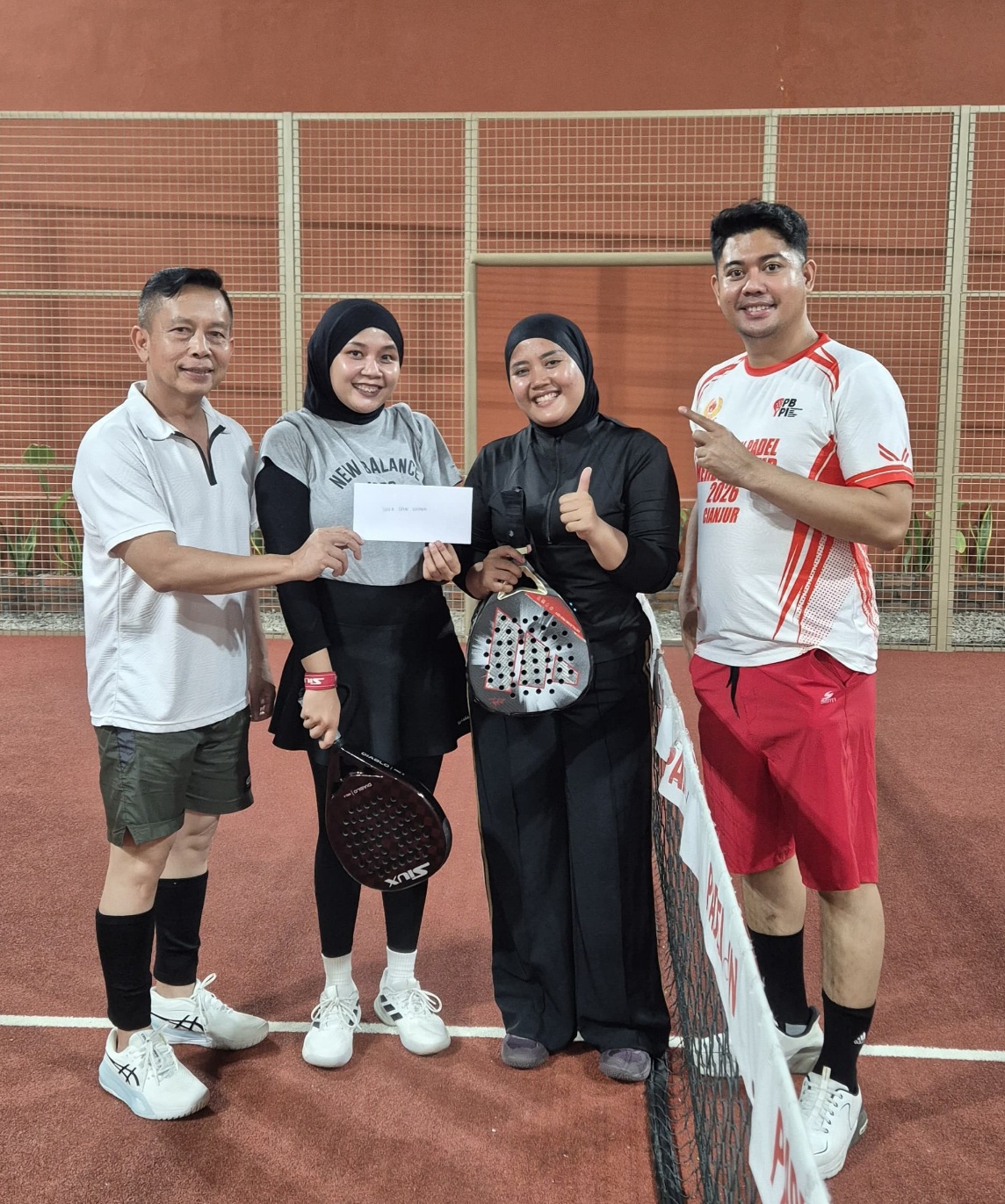 Eksebisi Padel Porprov Jabar 2026, PBPI Cianjur Bidik Dua Emas