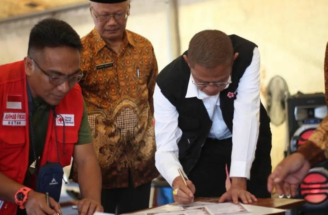 Wakil Bupati Cianjur Apresiasi PMI Berikan Pelayanan Bagi Korban Gempa