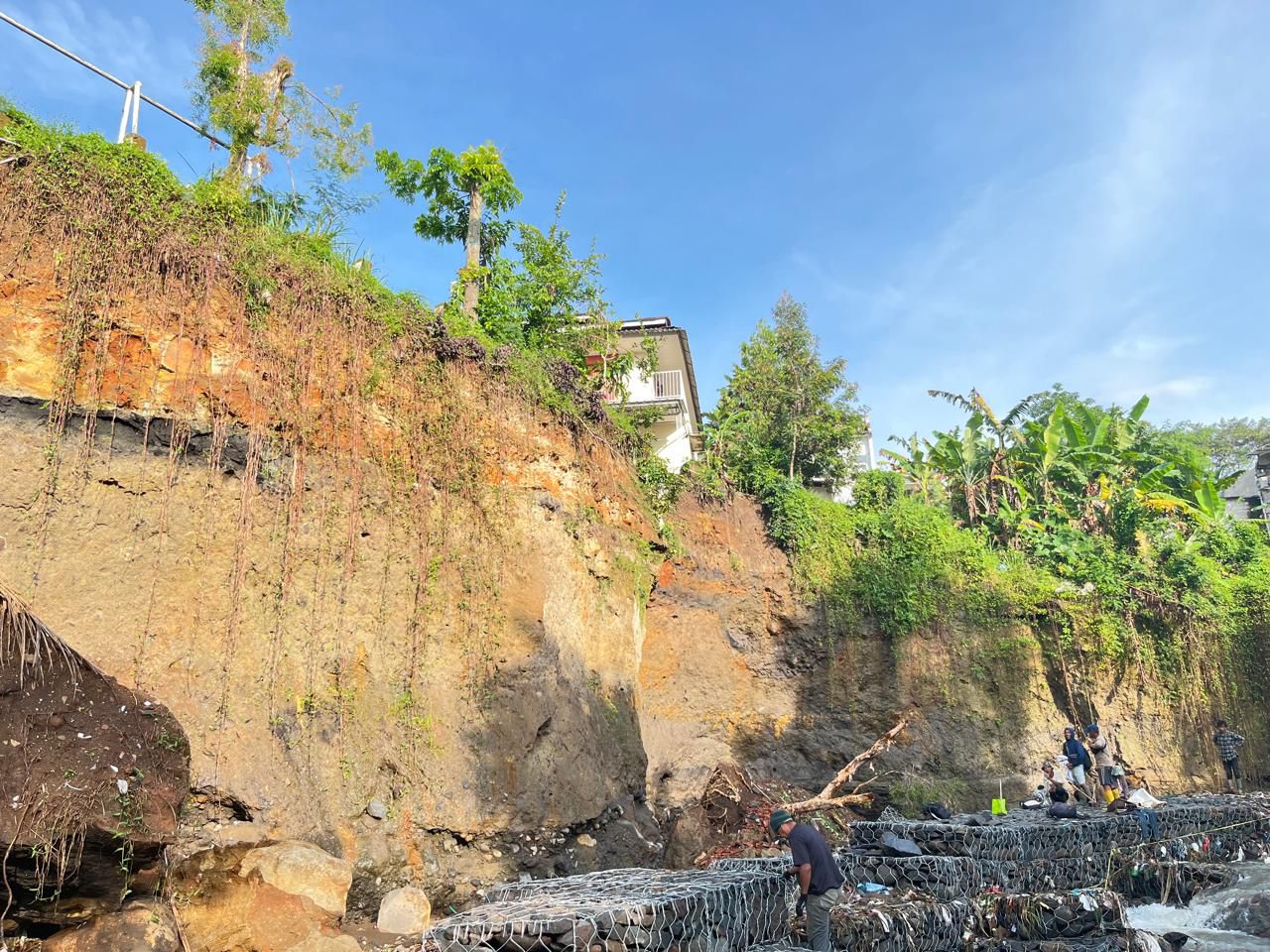 Longsor Belka Residence Cianjur Ancam Permukiman, Dua Rumah Ditinggalkan Warga