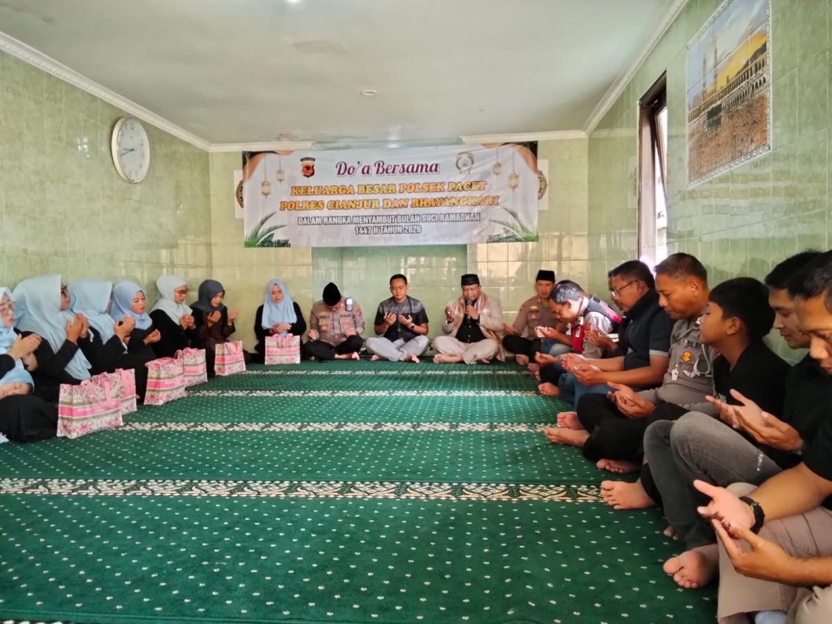 Sambut Ramadan 1447 Hijriah, Polsek Pacet Cianjur Gelar Doa Bersama