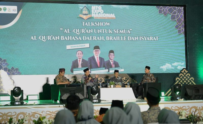 LPMQ Kemenag Kenalkan Empat Mushaf Standar Termasuk Al Quran Braille