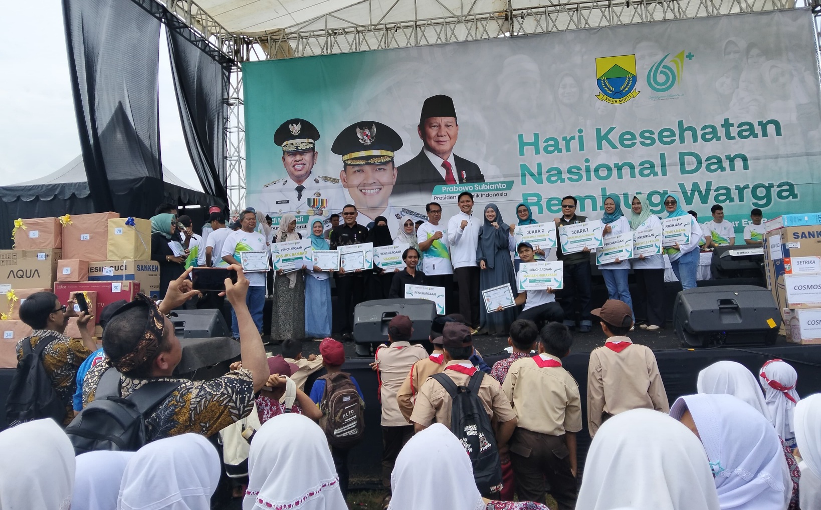 HKN ke-61 di Cianjur Meriah, Bupati: Pola Hidup Sehat adalah Investasi Masa Depan
