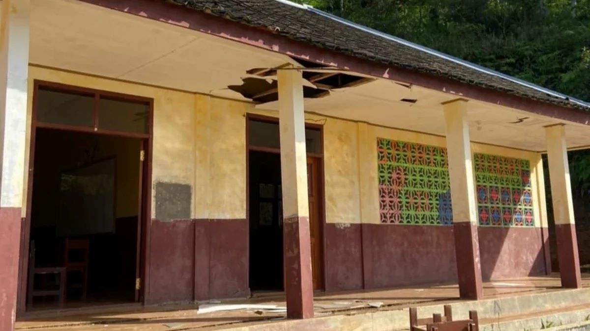 Puluhan Sekolah Rusak Akibat Bencana Alam di Cianjur Selatan