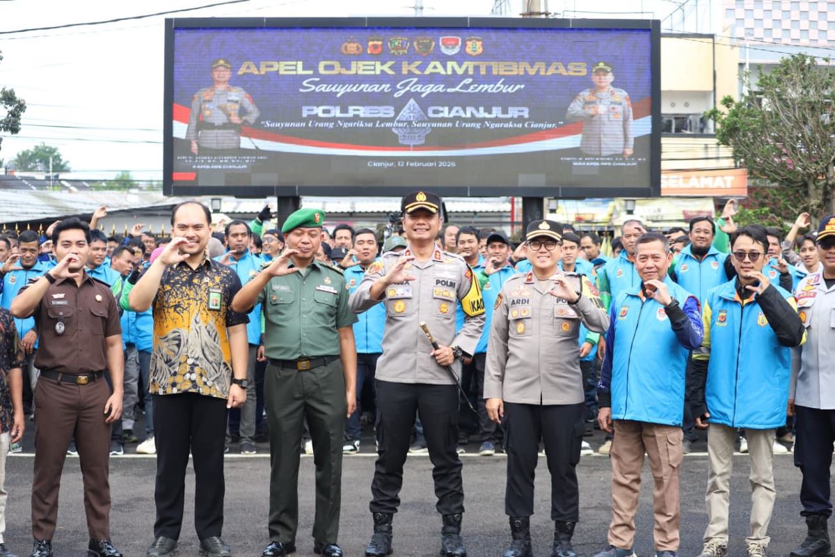 Kapolres Cianjur Satukan Ojek Online dan Pangkalan Jaga Kamtibmas