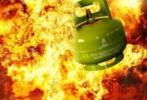 Tabung Gas Bocor, 6 Warga Sindangbarang Cianjur Alami Luka Bakar