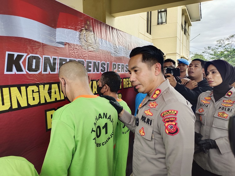 Satreskrim Polres Cianjur Tangkap Empat Pelaku Pencabulan