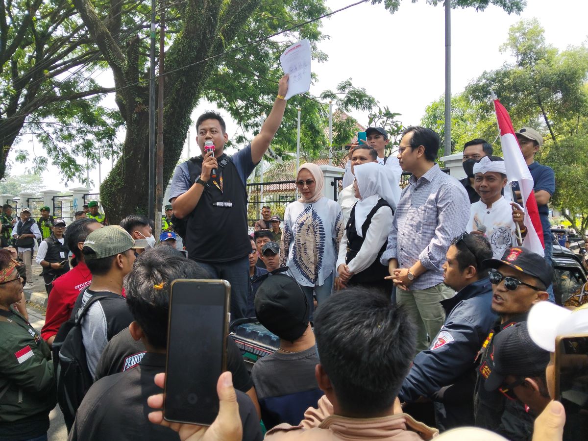 Sambangi DPRD Cianjur, Aliansi Indonesia Waras Desak Pengesahan UU Perampasan Aset