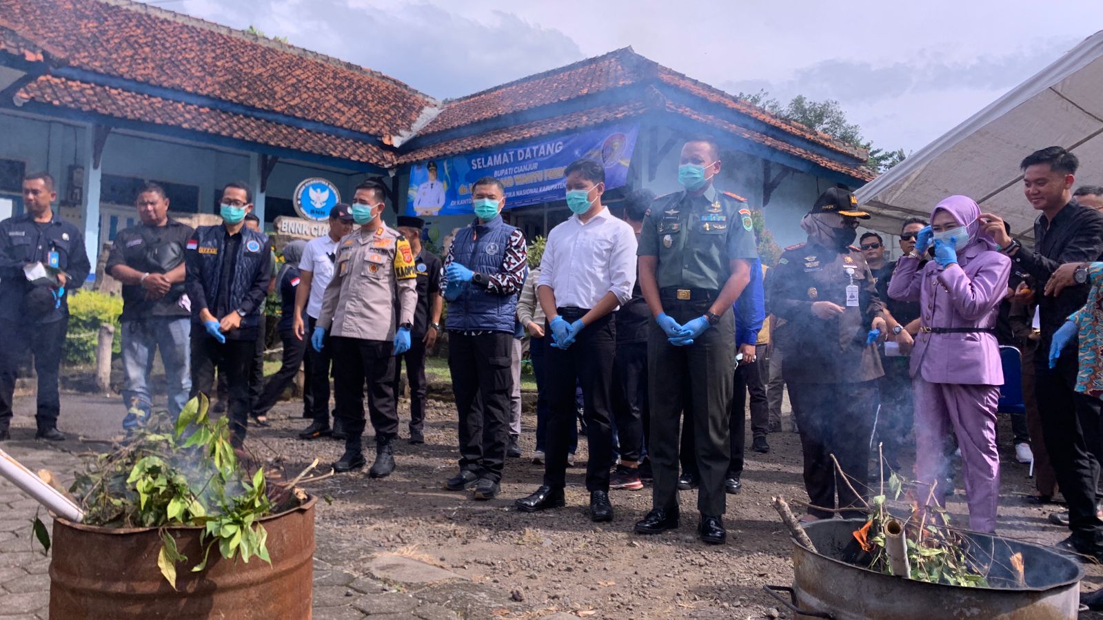 BNN Cianjur Sebut Katinon di Lereng Gede-Pangrango Ditanam Oknum  