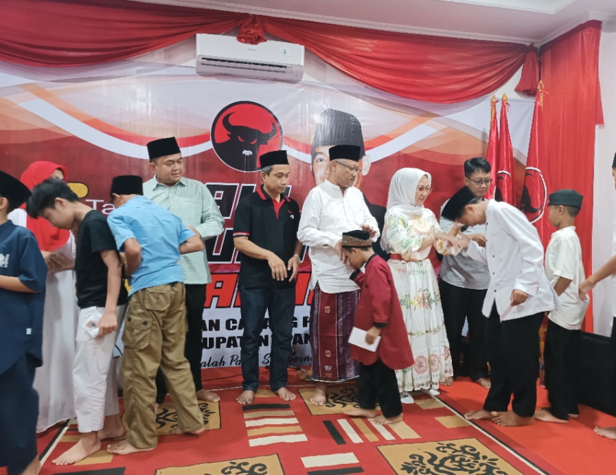 PDIP Cianjur Gelar Haul Bung Karno 2025, Santuni Ratusan Anak Yatim
