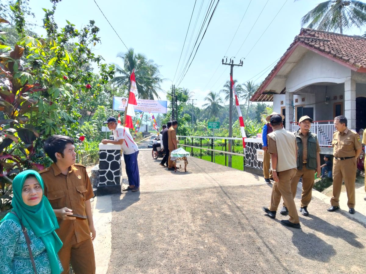 Tiga Jembatan Rusak Akibat Bencana Banjir di Cianjur Diperbaiki
