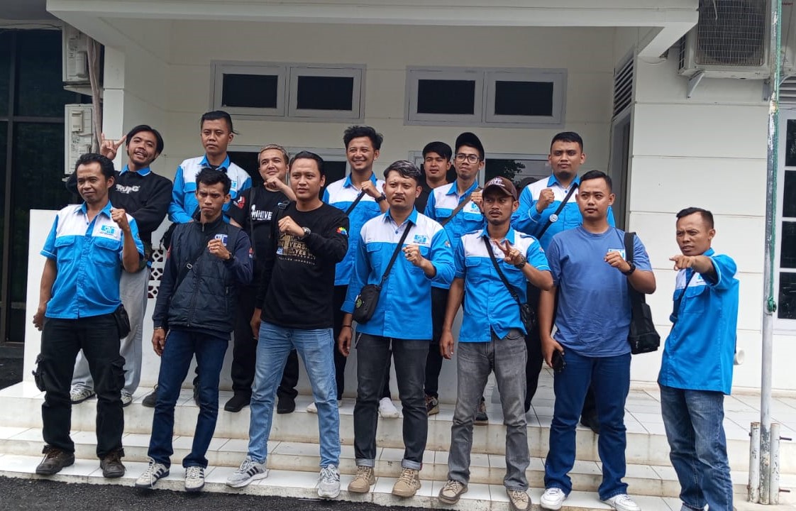 Pimpinan PSP SPN Datangi Kantor Disnakertrans Cianjur