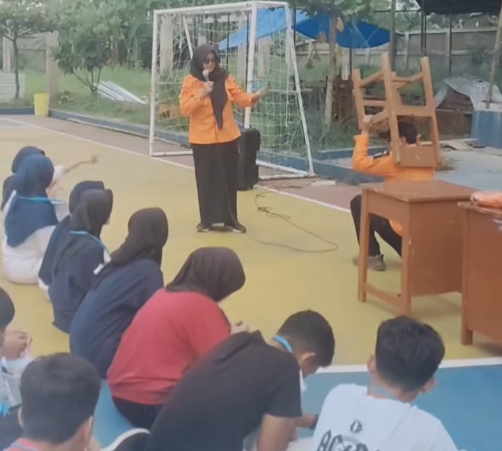 BPBD Bekali Siswa SMAN 2 Cianjur Soal Mitigasi Bencana