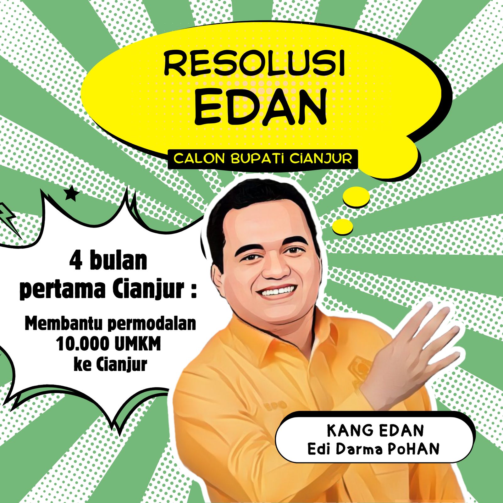 Enam Program Unggulan 'Resolusi Edan' dari Kang Edan Jika Terpilih Jadi Bupati Cianjur 2024