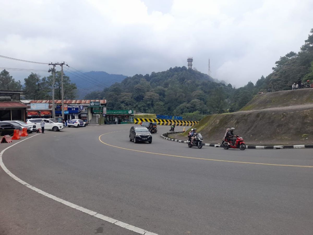 Pasca Libur Natal Arus Lalu lintas di Kawasan Puncak Lancar 