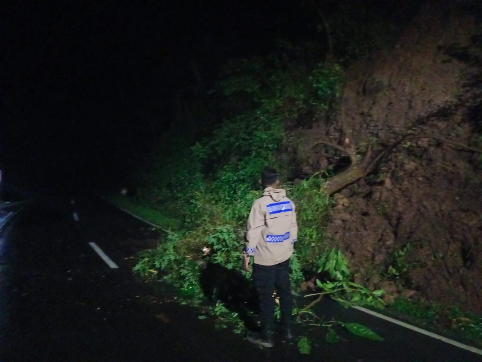 Tebing 15 Meter Longsor, Akses Dua Kecamatan di Cianjur Lumpuh 