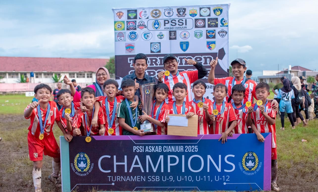 60 Tim dari SSB Ikut Turnamen Askab PSSI Cianjur