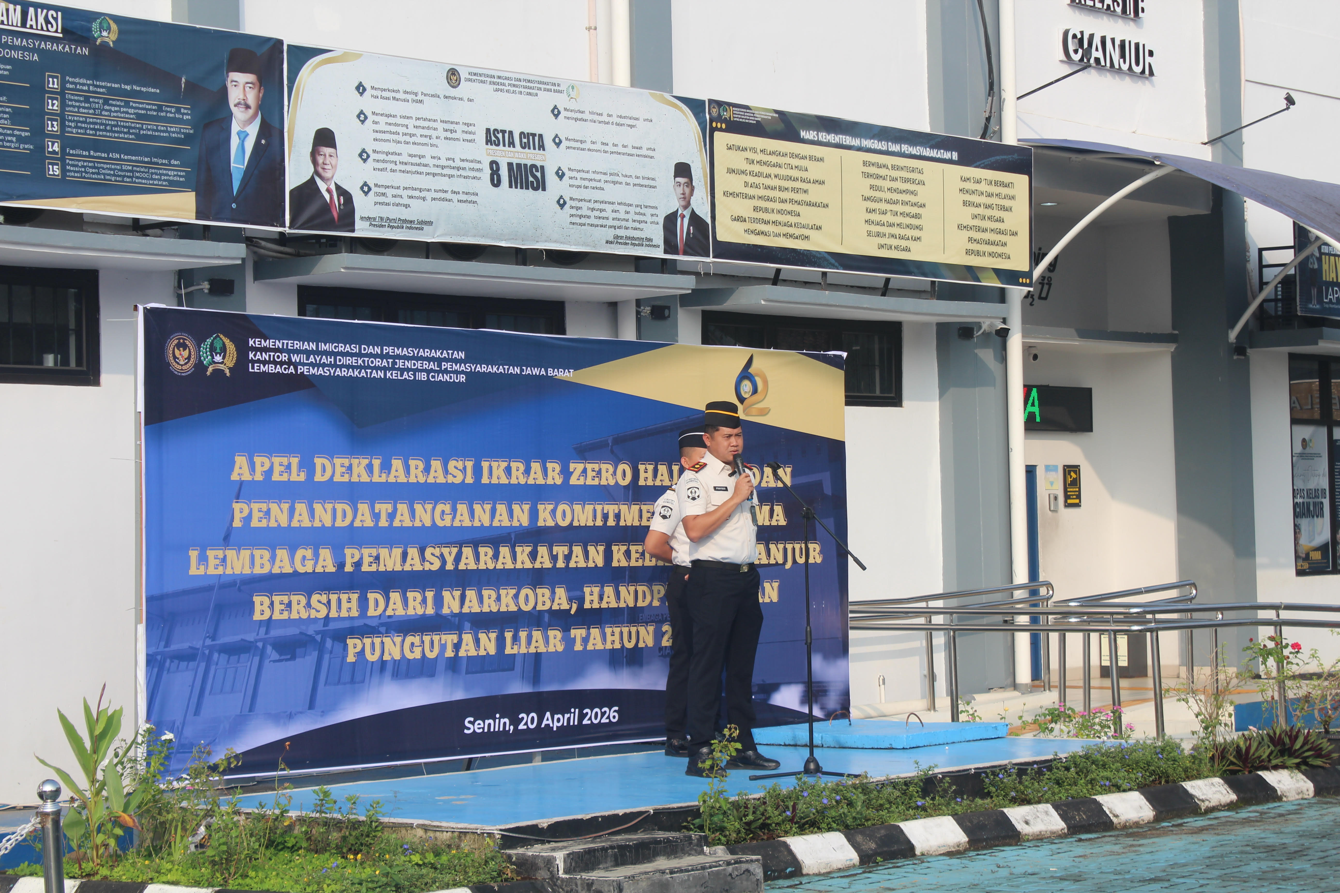 Lapas Cianjur Komitmen Zero Narkoba, Handphone, dan Pungutan Liar