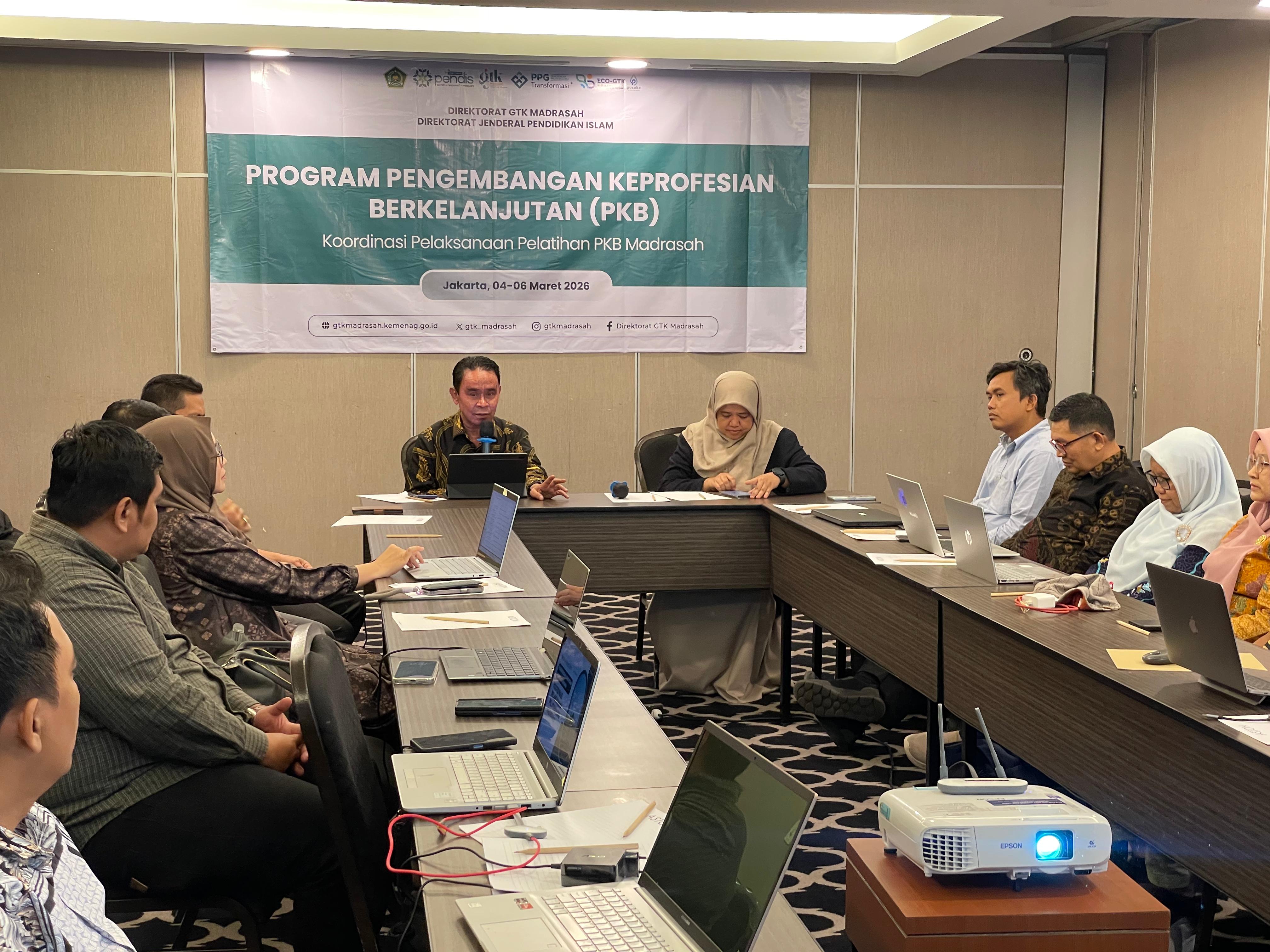 Kemenag Matangkan Pelaksanaan Pelatihan Program PKB Madrasah