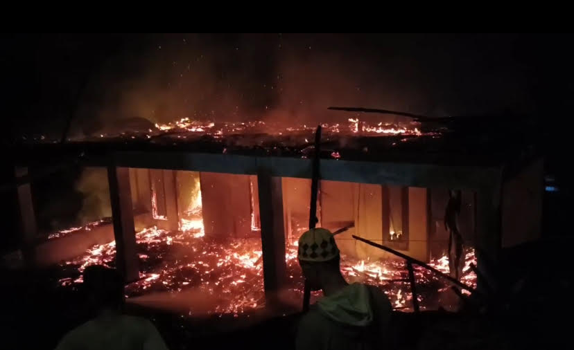 10 Kobong Santri di Cianjur Selatan Hangus Terbakar