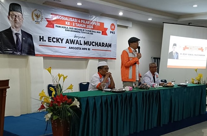 Sosialisasi 4 Pilar MPR, Ecky: Pemilu Telah Selesai Saatnya Kembali Membangun Negeri Ini  