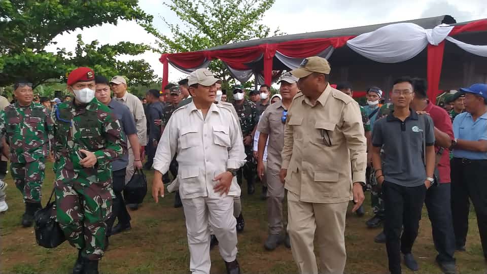 Menhan Prabowo Subianto Sambangi Cianjur 