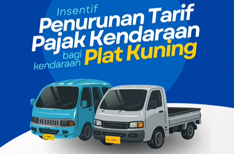 Pajak Kendaraan Plat Kuning di Jabar Turun Mulai 1 Januari 2026 