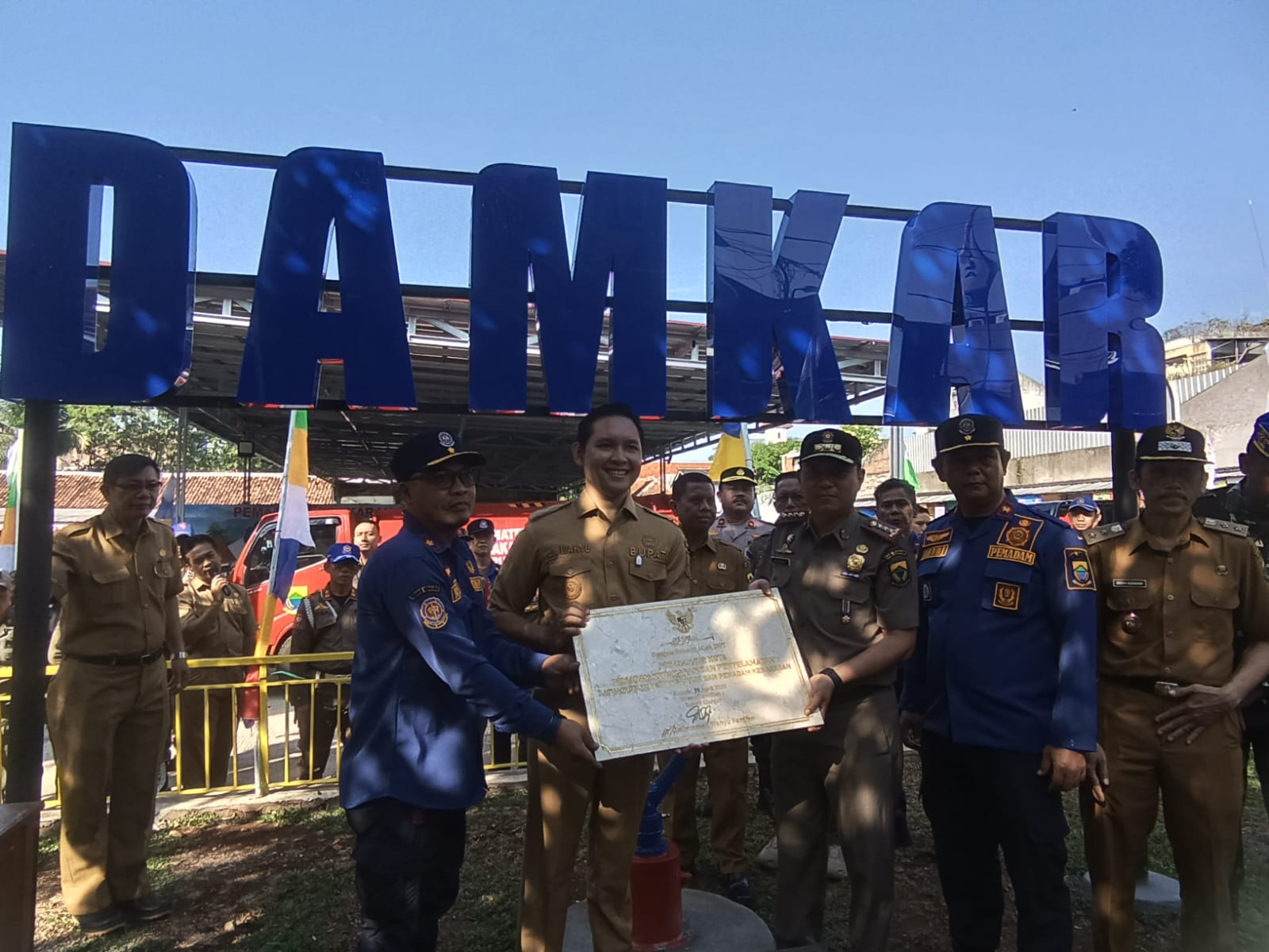 Tambah Pos Pemadam Kebakaran di Cianjur Kota, Bupati Wahyu: Komitmen Berikan Pelayanan Terbaik ke Masyarakat