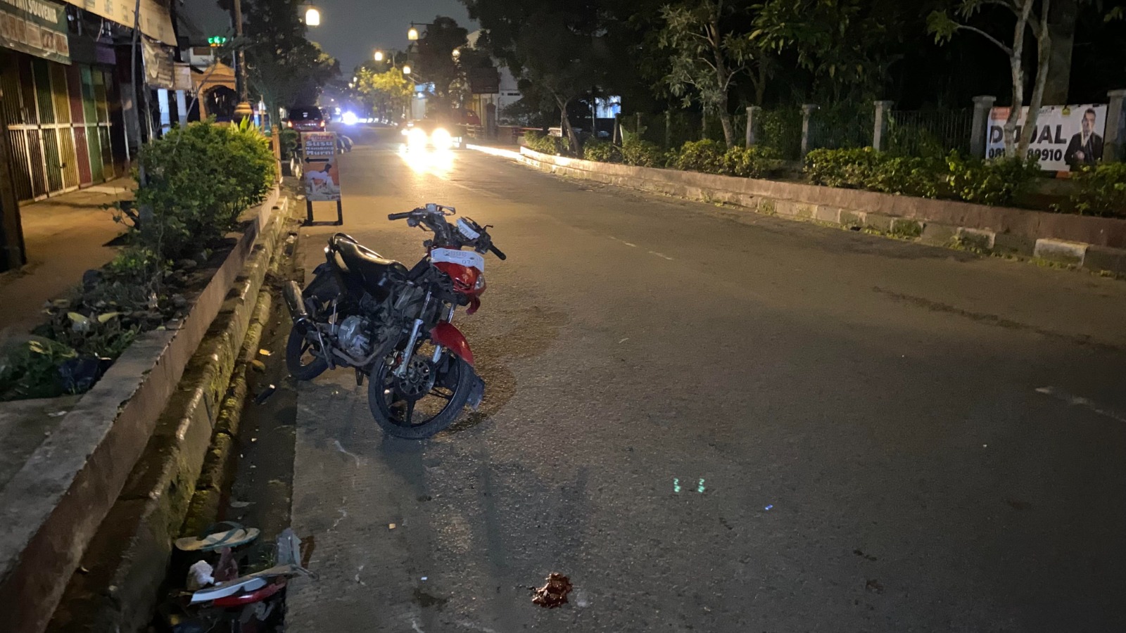 Dua Motor Tabrakan di Pasir Hayam Cianjur, Dua Orang Alami Luka