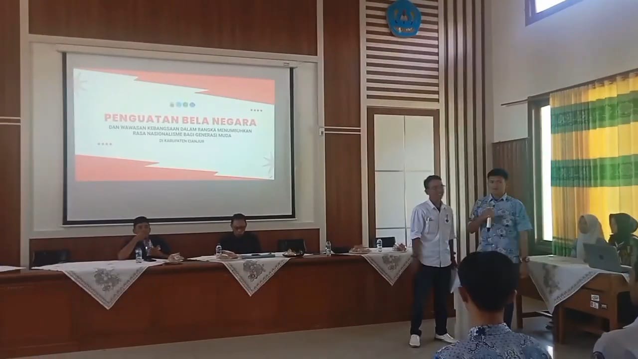 Tingkatkan Nasionalisme Generasi Muda, Bakesbangpol Gelar Sosialisasi Wawasan Kebangsaan di Pacet