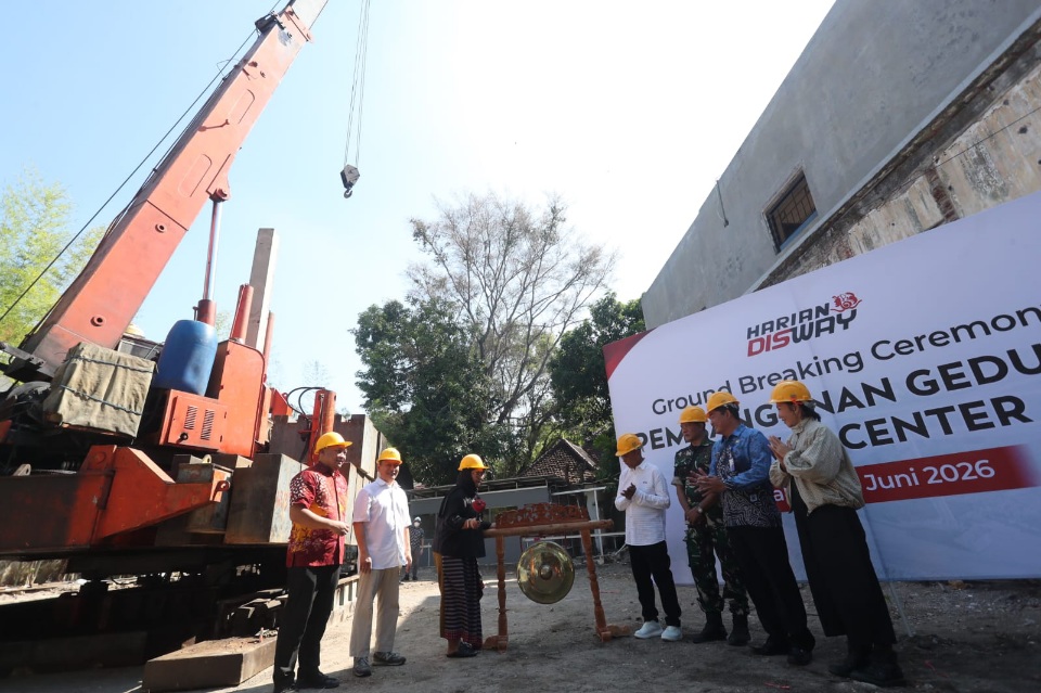 Groundbreaking, Harian Disway Siapkan Gedung Kantor Baru 