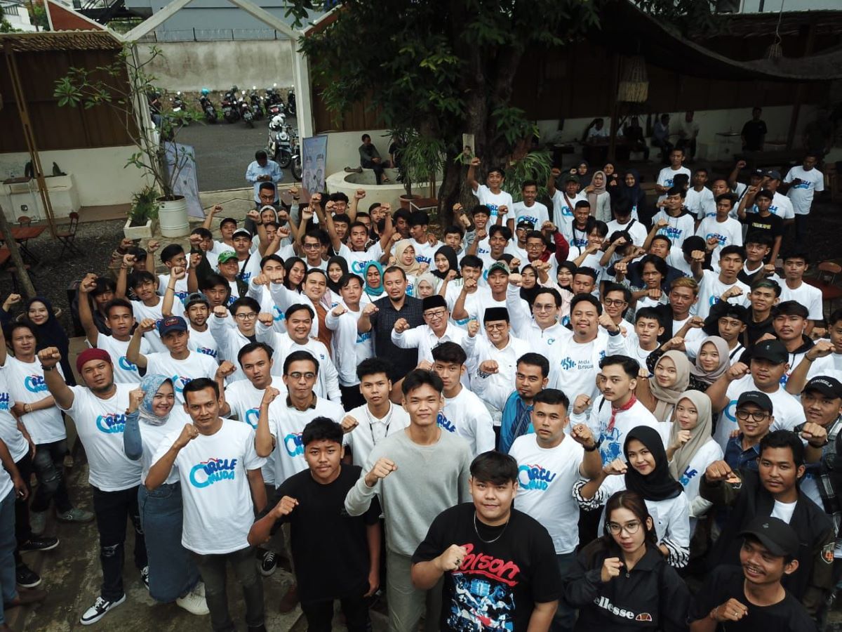 Circle Muda Millennials dan Gen Z Social Networking Cianjur Deklarasi Dukung Herman-Ibang