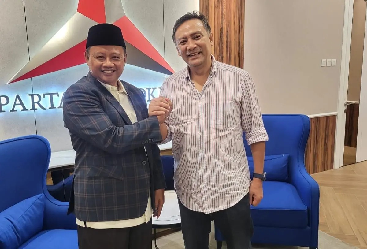 Jelang Pilgub Jabar 2024, Uu Ruzhanul Datangi Kantor Demokrat, Berniat Mempersunting Kembali Ridwan Kamil