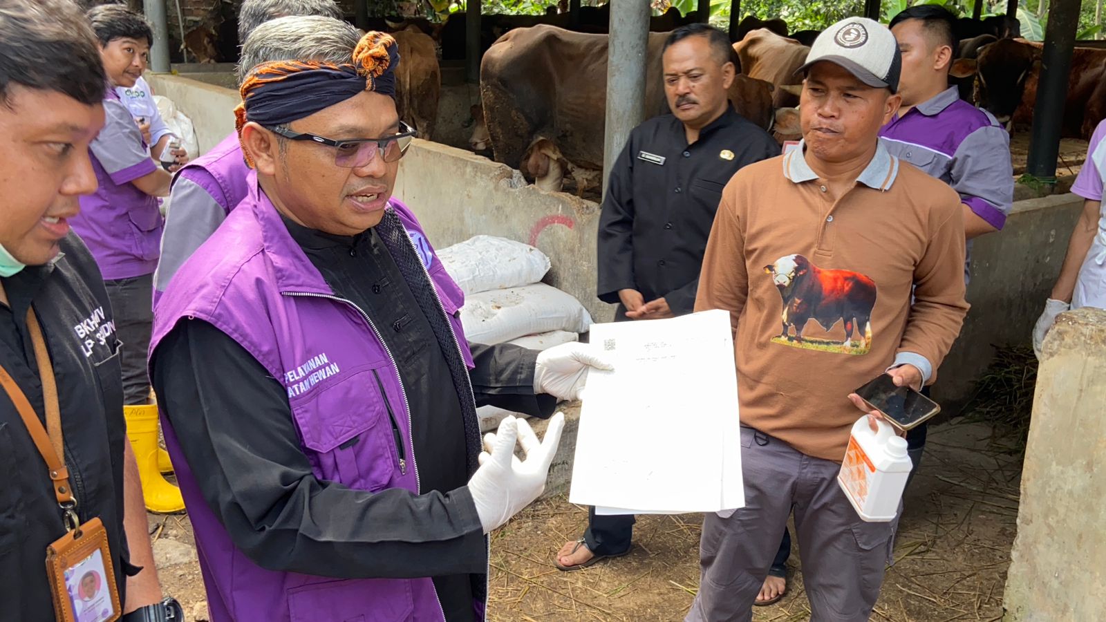 DPKHP Cianjur dan DKPP Jabar Periksa Kesehatan Hewan Kurban