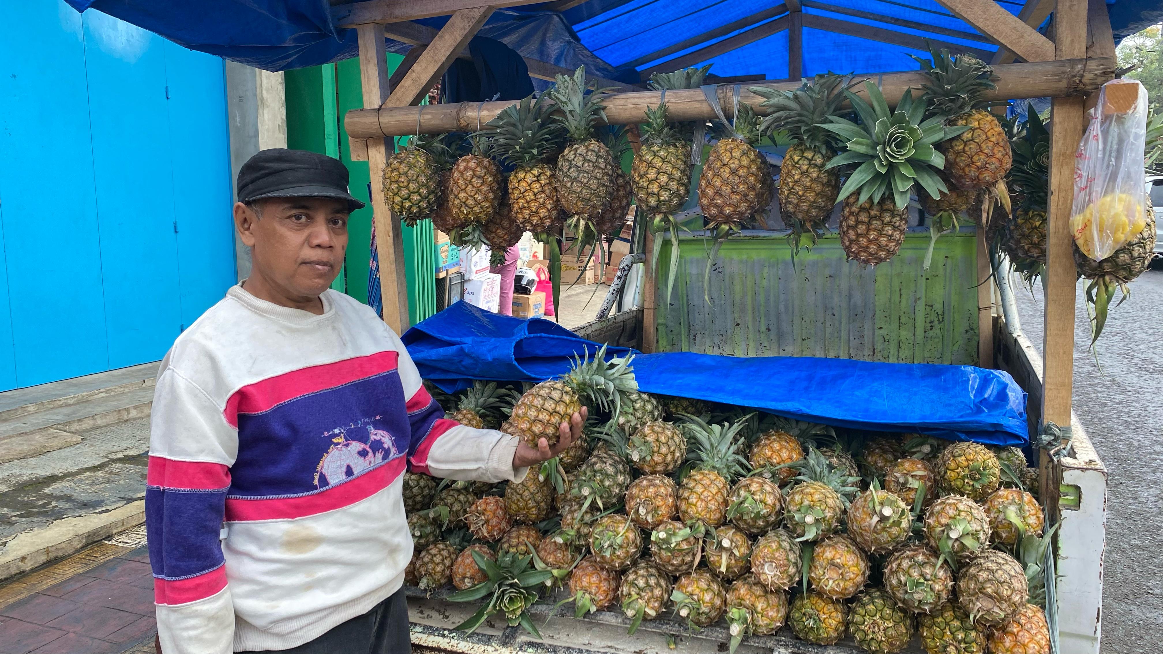 Permintaan Buah Nanas di Cianjur Meningkat Saat Ramadan