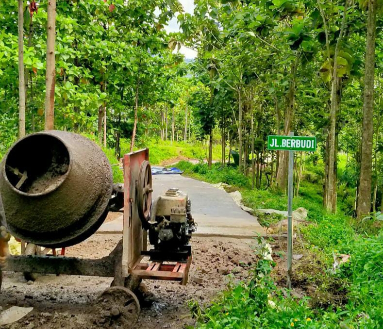 Komitmen Membangun Daerah, Budhy Setiawan Bangun Jalan Pertanian dari Utara Sampai Selatan Cianjur